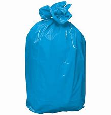 Sacs poubelles bleu 50 litres épaisseur 30 µ