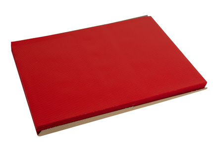 Set de table rouge papier gaufré 30x40 cm (x500)