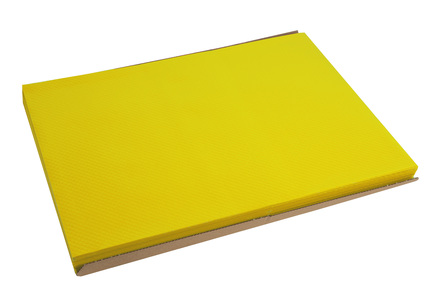 Set de table jaune papier gaufré 30x40 cm (x500)